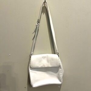 Colletta white leather purse